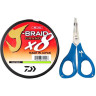 Шнур DAIWA J-Braid Grand X8E-W/SC 135м 0,10мм Island Blue + ножницы 40002625